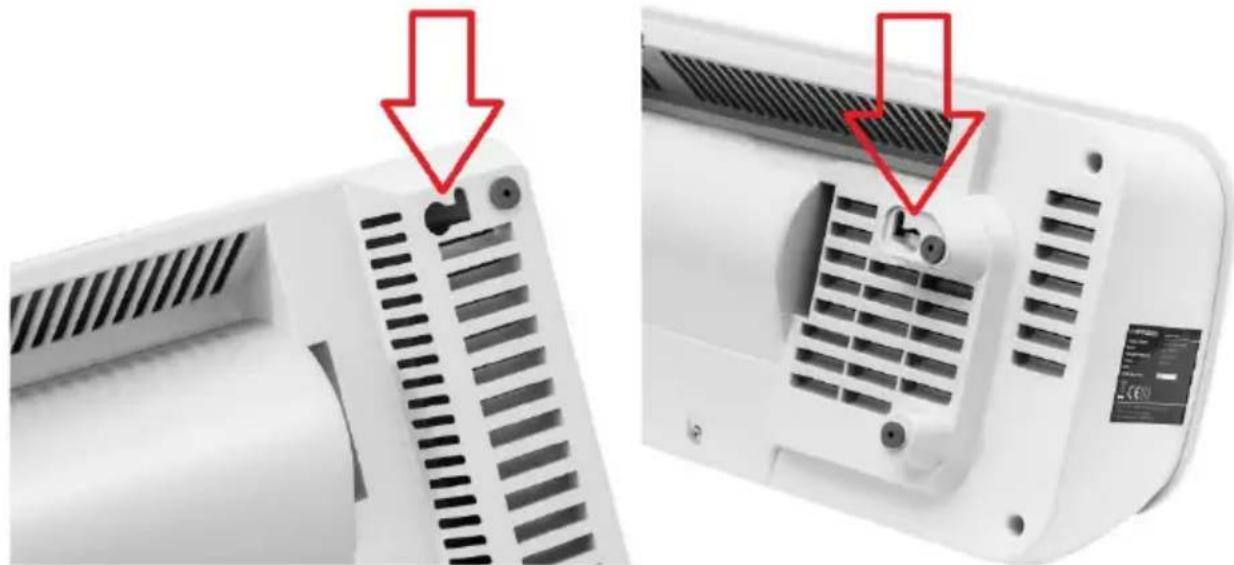 Uniprodo UNI_HEATER_09 - MONTERING AV ENHETEN - 1