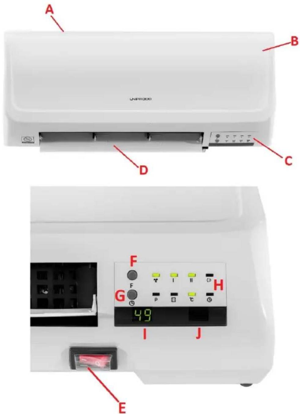 Uniprodo UNI_HEATER_09 - Produktübersicht - 1