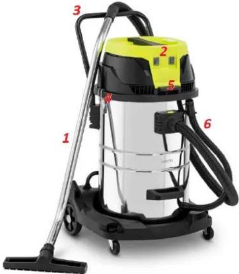 Ulsonix Floorclean 100VO Pro - Opis urządzenia - 1