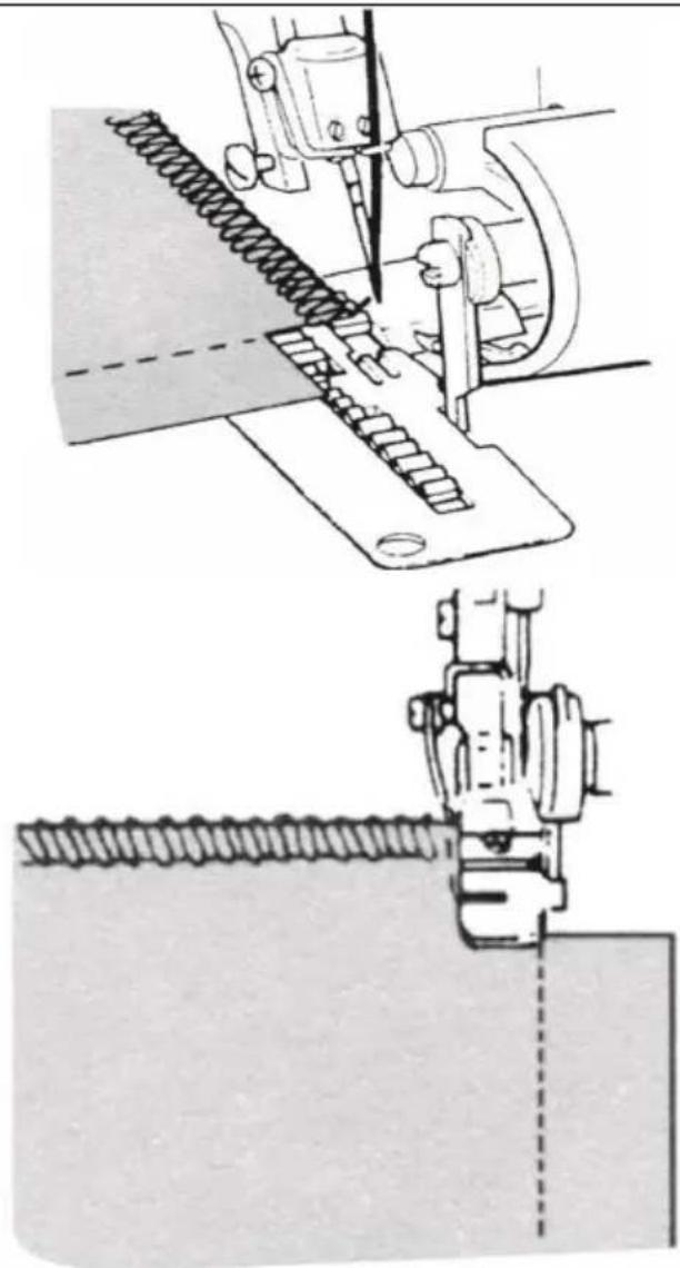 Uniprodo VANDER PRO - Decoratieve flatlocking - 9