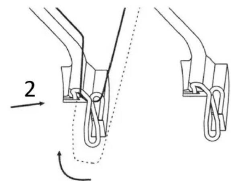 Uniprodo VANDER PRO - Infilatura del crochet inferiore (giallo) - 8