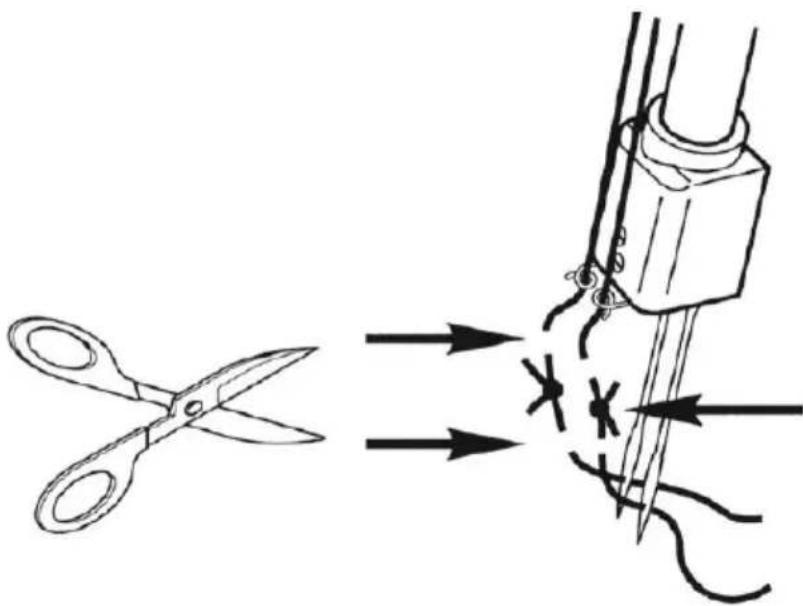 Uniprodo VANDER PRO - Fadenwechsel/Methode zum Anbinden - 3