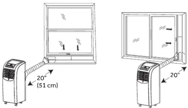 HAIER QPCD05AXMW - EXIGENCES D'EMPLACEMENT - 1