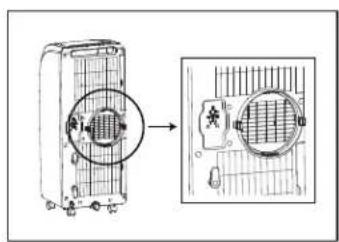 HAIER QPCD05AXMW - PASO 5 - CONECTE LA MANGUERA DE ESCAPE PARA EL ACONDICIONADOR DE AIRE - 1