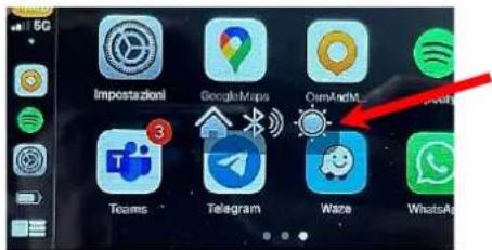 5G Impostazioni GoogleMaps Amazon Teams Telegram Waze WhatsApp