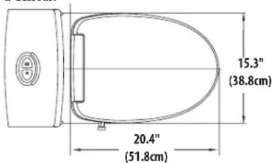 Moen EB2100-E - Sizing Requirements: Requisitos de時間: Exigences liées aux dimensions : - 1