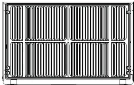 GE AKEQ14DCJ - PARA UN MAYOR NIVEL DE EFICIENCY, UTILICE EL PANEL DE CELOSIA TRASERO PROVISTO - 1