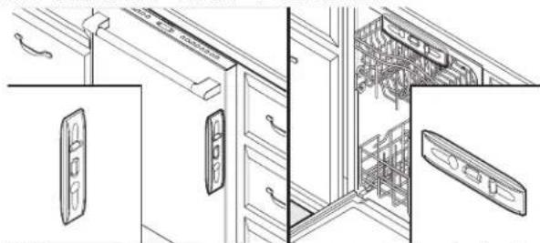 JennAir JDAF5924RX - Fixation du lave-vaisselle dans l'ouverture d'encastrement de l'armoire - 1
