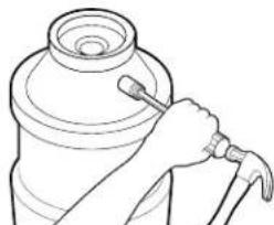 JennAir JDAF5924RX - Connect drain hose - 3