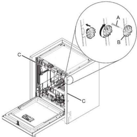 JennAir JDAF5924RL - Pour les armoires sans cadre - 2
