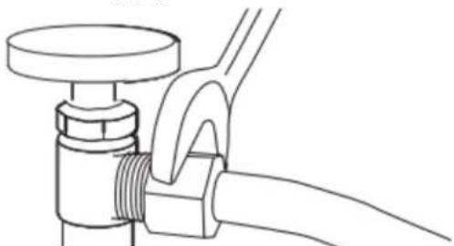 JennAir JDAF5924RL - Attach water supply line - 1