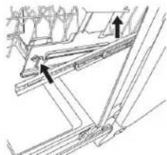 KITCHENAID KDTM405PPS - Enlever les paniers supérieurs - 1