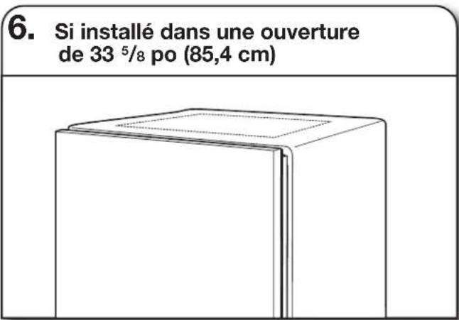 KITCHENAID KDTM405PPS - INSTALLER LA BARRIERE ANTI-HUMIDITE EN OPTION - RECOMMANDEE POUR LES COMPTOIRS EN BOIS - 3