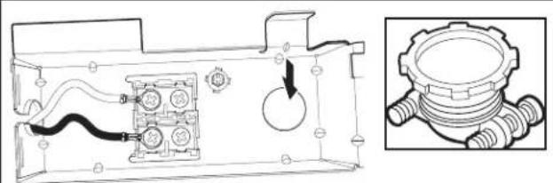 KITCHENAID KDTM405PPS - Instale el protector de cables - 1