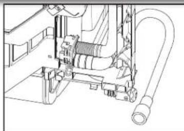 WHIRLPOOL WDTS7024RZ - Conecte la manguera de desagüe - 2