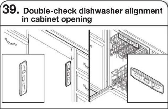WHIRLPOOL WDTS7024RZ - SECURE DISHWASHER IN CABINET OPENING - 1