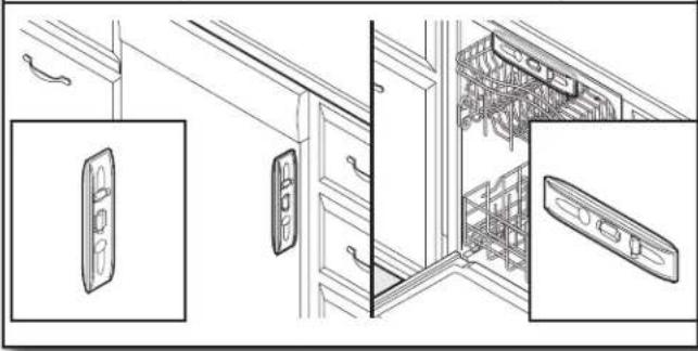 WHIRLPOOL WDPS7024RV - Compruebe otra vez el alineamiento del lavavajillas con la abertura del gabinete - 1
