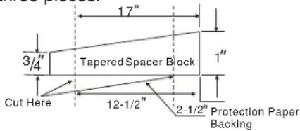 GE AKEQ12DCJ - Fedders or Friedrich (16-3/4" Deep) - 2