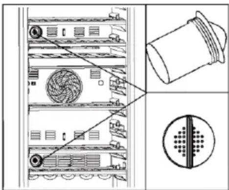 HAIER HWS78TGDFH1SW - Inserir o filtro: - 1