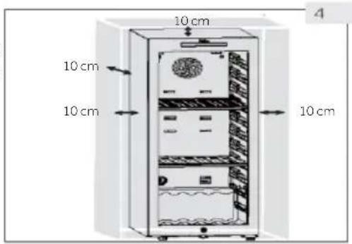 HAIER HWS78TGDFH1SW - Espaço de ventilação - 2