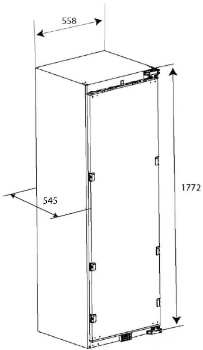 HAIER HMLT7518EWF - Dimensiunea produsului - 1