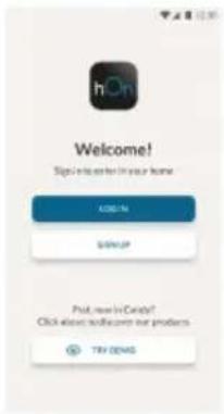 HAIER HMLT7518EWF - Step 2 Create your account in the hOn-App or log in if you already have an account. - 1