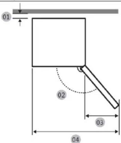HAIER HMLT7518EWF - Platzbedarf - 1