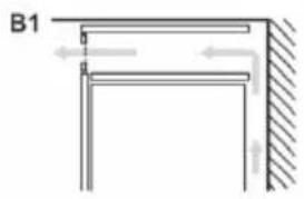HAIER HMLT7518EWF - Doorsnede van ventilatie - 2