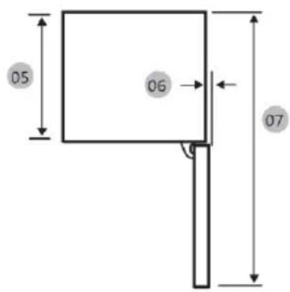 HAIER HMLT7518EWF - Platzbedarf - 2
