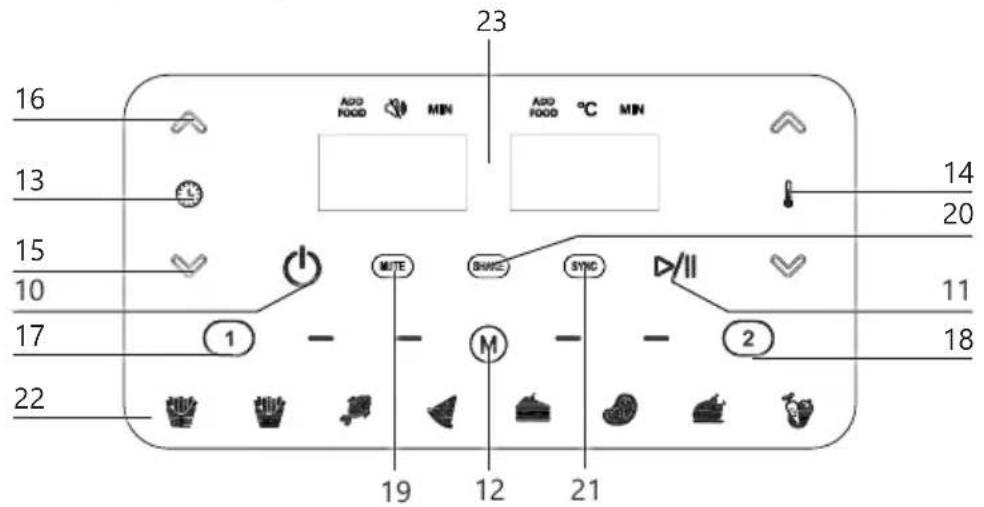 DOMO DO544FR - BEDIENFELD - 2