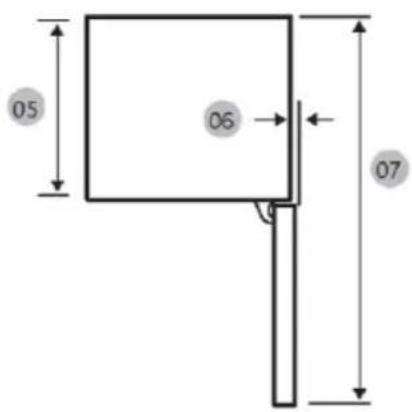 HAIER HUT7518EWF - Požadavky na prostor - 2