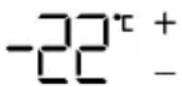 HAIER HUT7518EWF - A fagyasztó alsó zóna hömérsékletének beállítása (18 \~ 24°C) - 3
