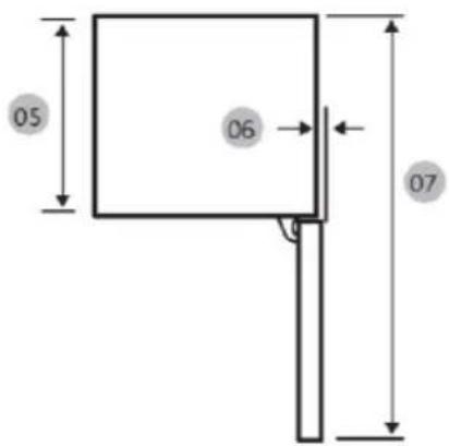 HAIER HUT7518EWF - Απαιτήσεις χώρου - 2