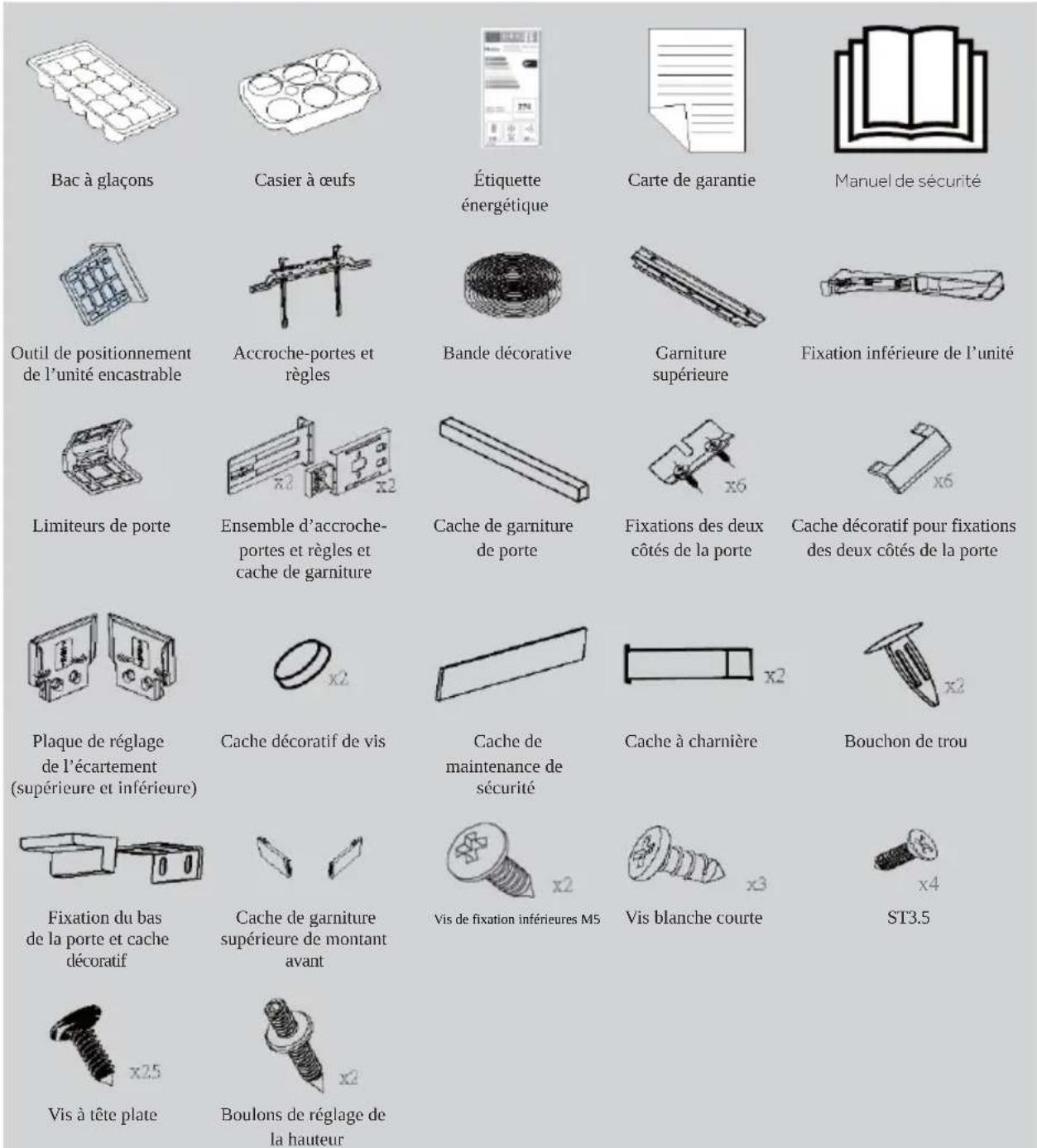 HAIER HUT7518EWF - Accessoires - 1