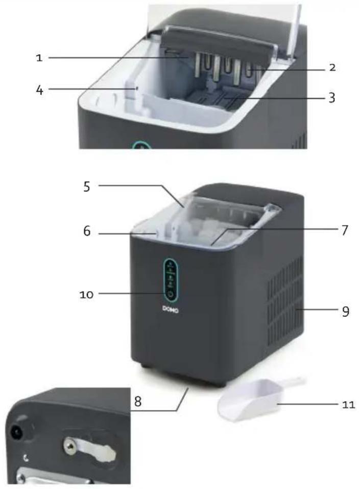 DOMO DO1132IB - CONTROLEPANEL - 2
