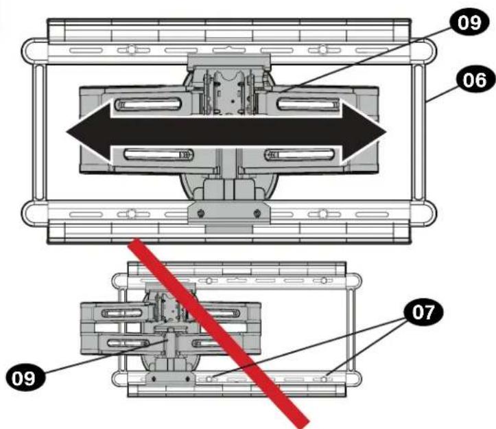 SANUS VLF828 - Attach Arm Assembly to Wall Plate - 3
