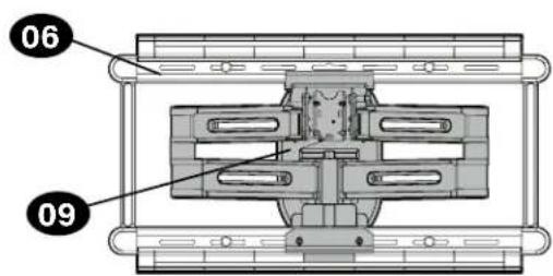 SANUS VLF828 - Attach Arm Assembly to Wall Plate - 4