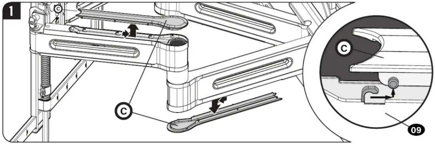 SANUS VLF828 - Manage Cables - 2