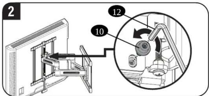 SANUS VLF828 - REMOVING THE TV - 3