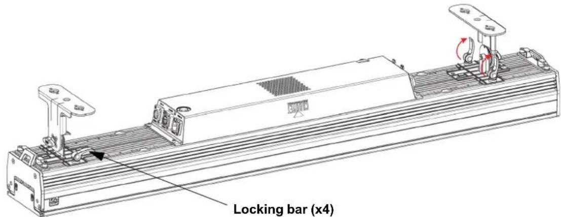 Chauvet COLORado Solo Bar 4 - Rotating the Yokes - 1