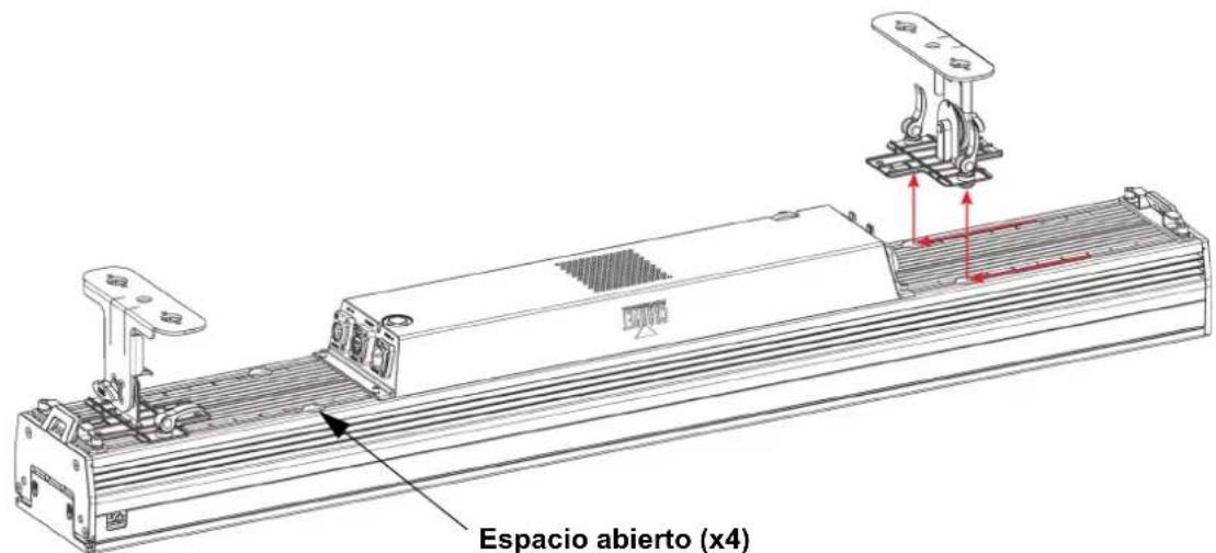 Chauvet COLORado Solo Bar 4 - Rotación de los soportes - 2