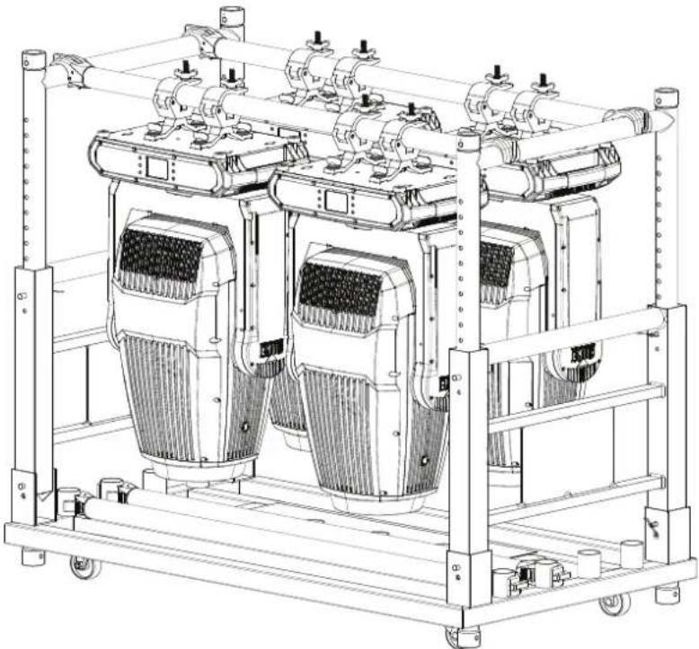 Chauvet CP Rack - Transport sur ferme ou bâtis - 1