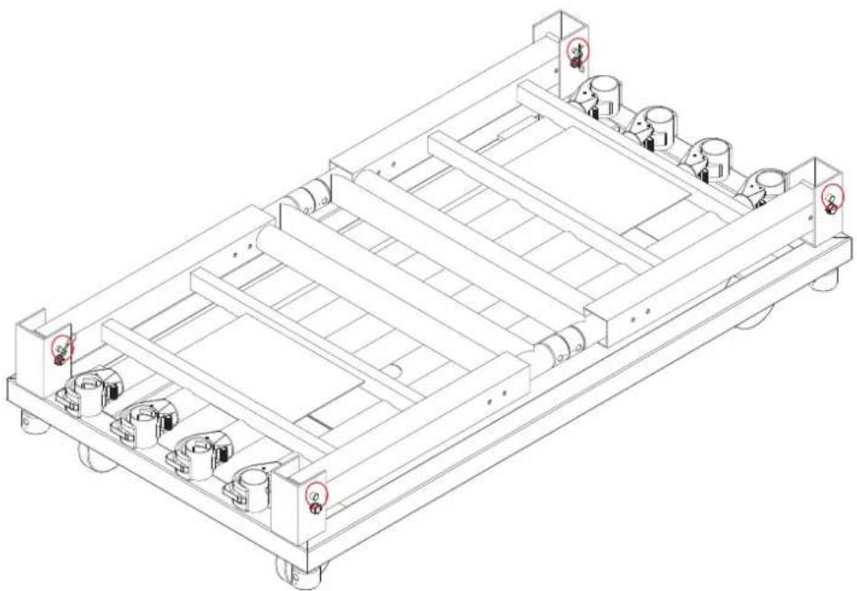 Chauvet CP Rack - To begin setup: - 1