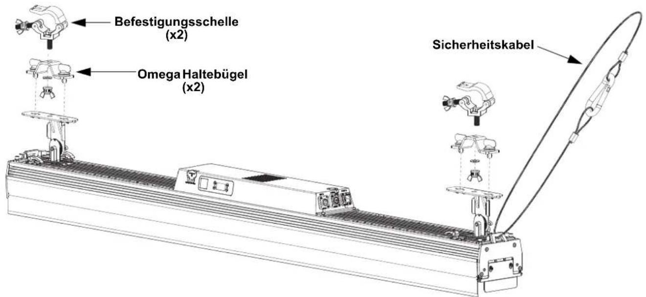 Chauvet COLORado Solo Bar 6 - Drehen der Bügel - 5