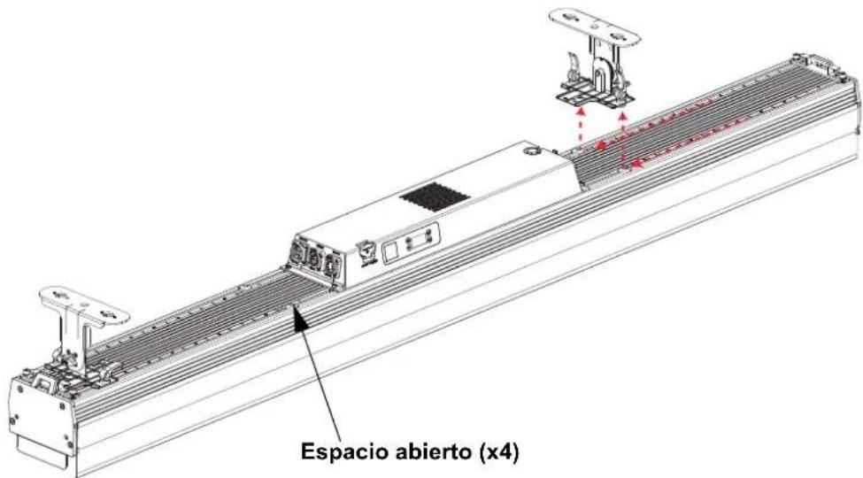 Chauvet COLORado Solo Bar 6 - Rotación de los soportes - 2