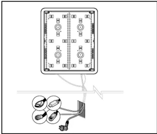 SANUS SA-IWBIWP1 - RUN CABLES | FAIRE PASSER LES CÂBLES - 1
