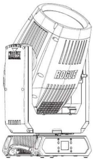 Chauvet Rogue Outcast 1M Beam - Schéma de Montage de l'Appareil - 2