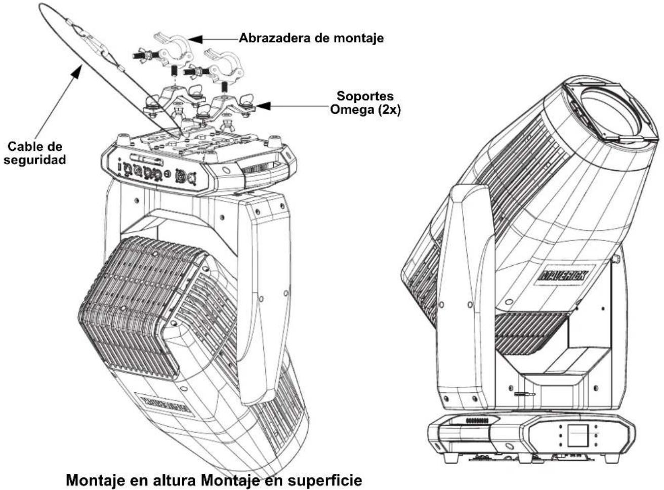 Chauvet Maverick Silens 2X Profile - Montaje - 1