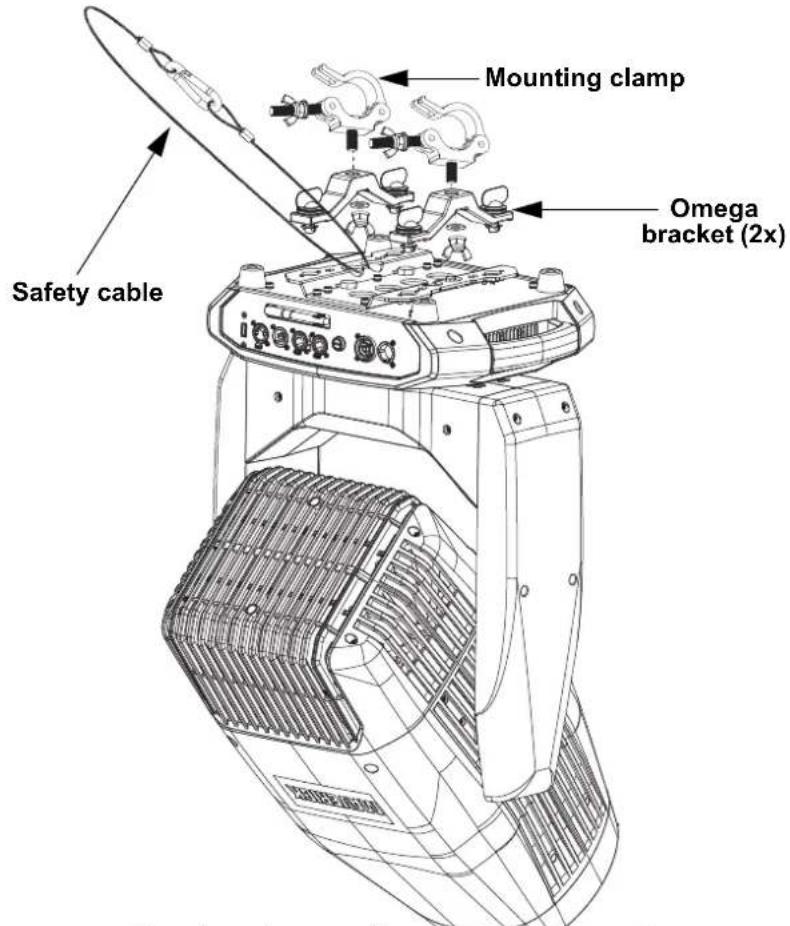 Chauvet Maverick Silens 2X Profile - Mounting - 1