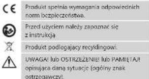 Physa PHY-5ML-8 - PRZED PRZYSTĄPIENIEM DO PRACY NALEŻY DOKŁADNIE PRZECZYTAĆ I ZROZUMIEĆ NINIEJSZA INSTRUKCJĘ. - 1
